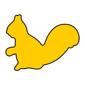 modla za kolače Veverica