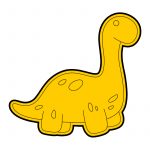 modla za kolače Dinosaurus