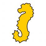 modla za kolače Morski konjić