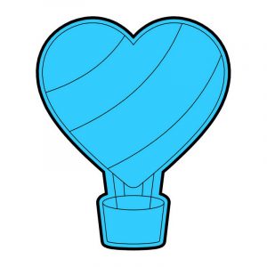 modla za medenjake leteci balon srce