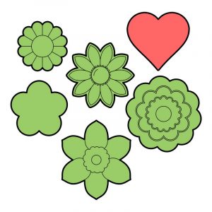 Mini buket cveća SET