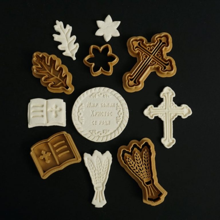 3D modla za kolače Božićne modlice SET | MODLICA