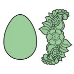 Jaje sa cvetnom šarom