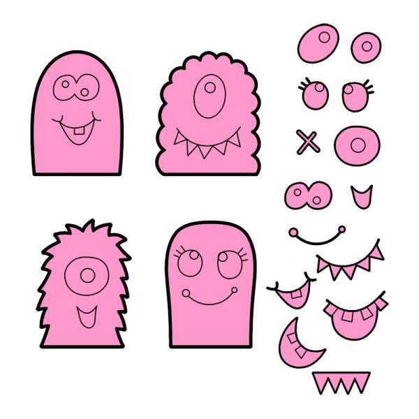 ZU 5020 Monsteri SET - Slika 1