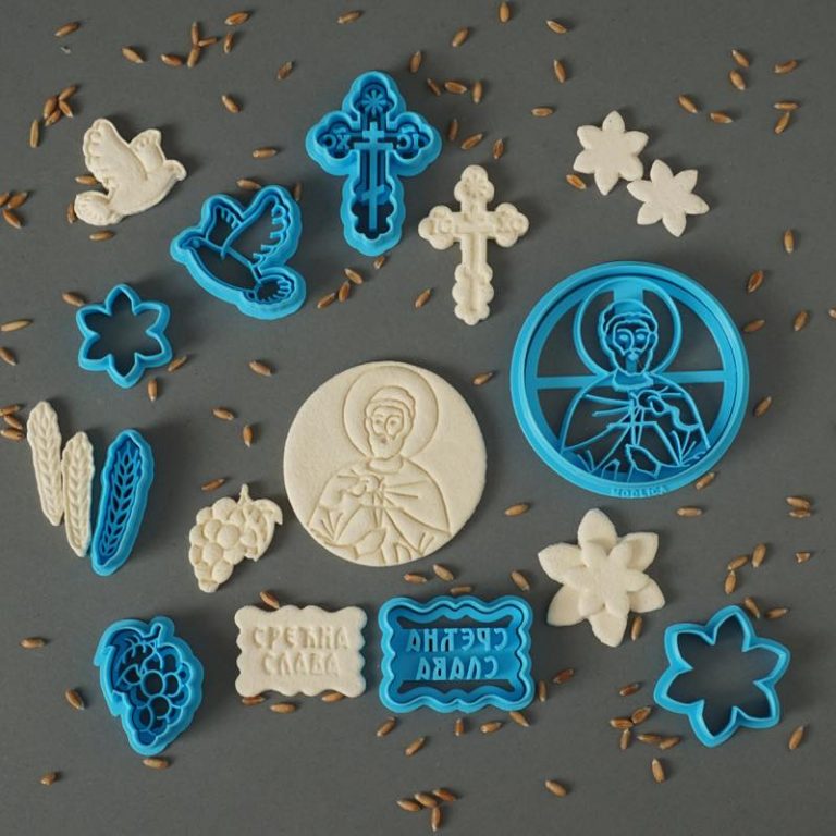 3D modla za kolače Sveti Mrata SET | MODLICA